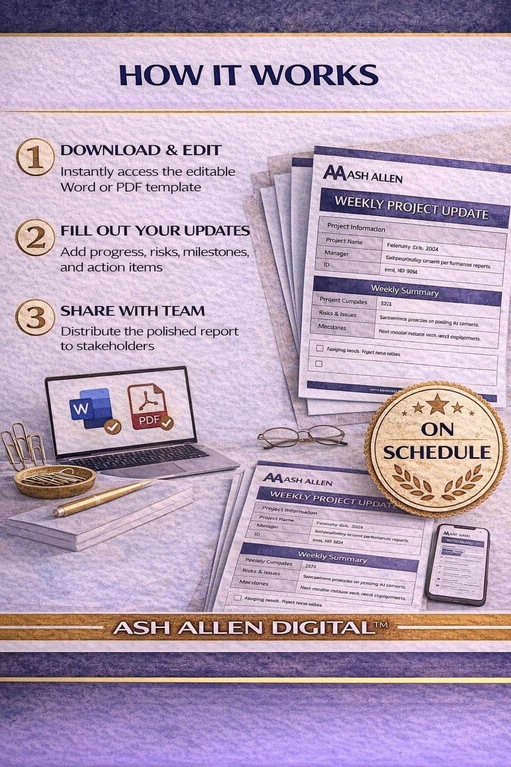 Weekly Project Status Report Template