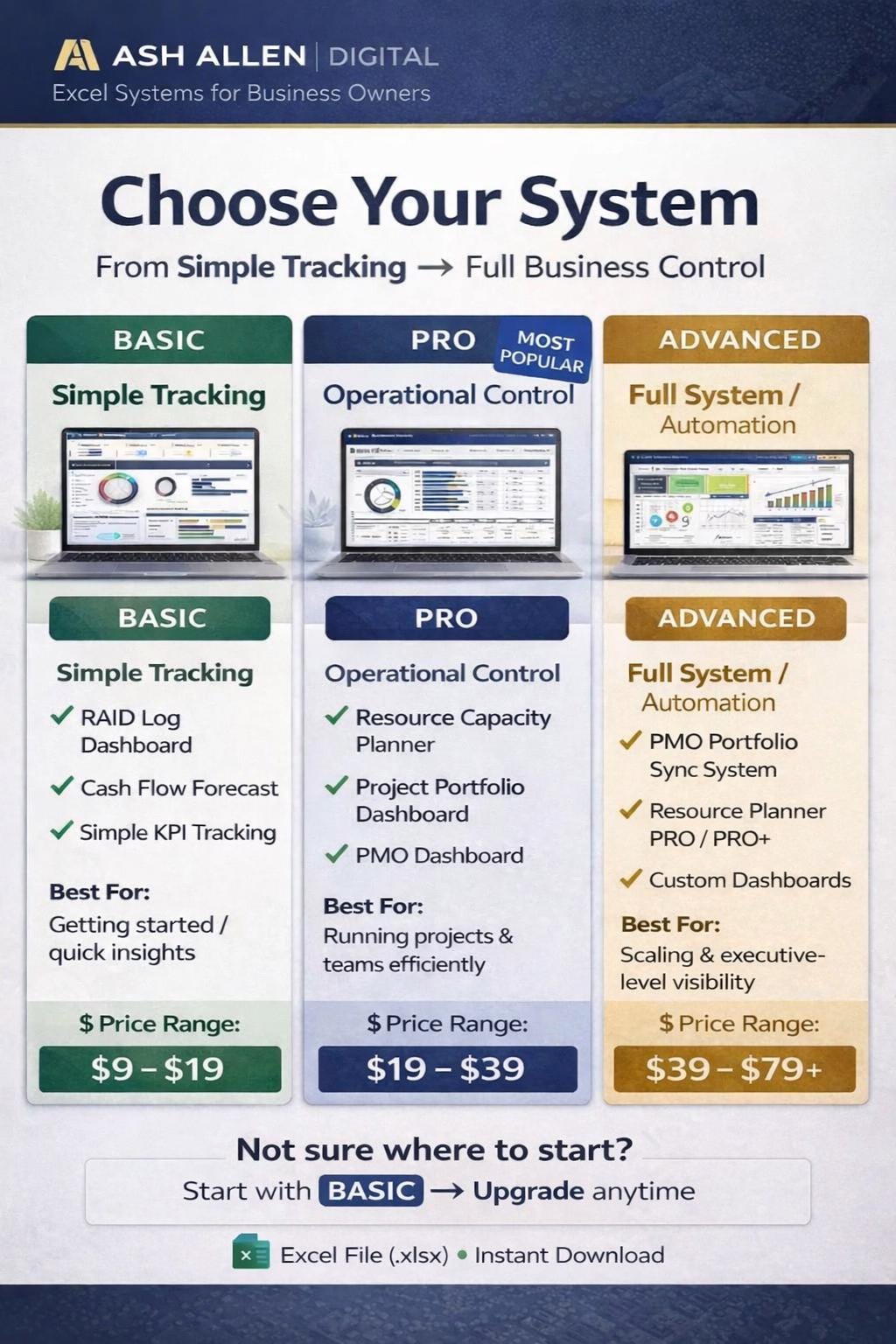 Project Governance Toolkit Excel