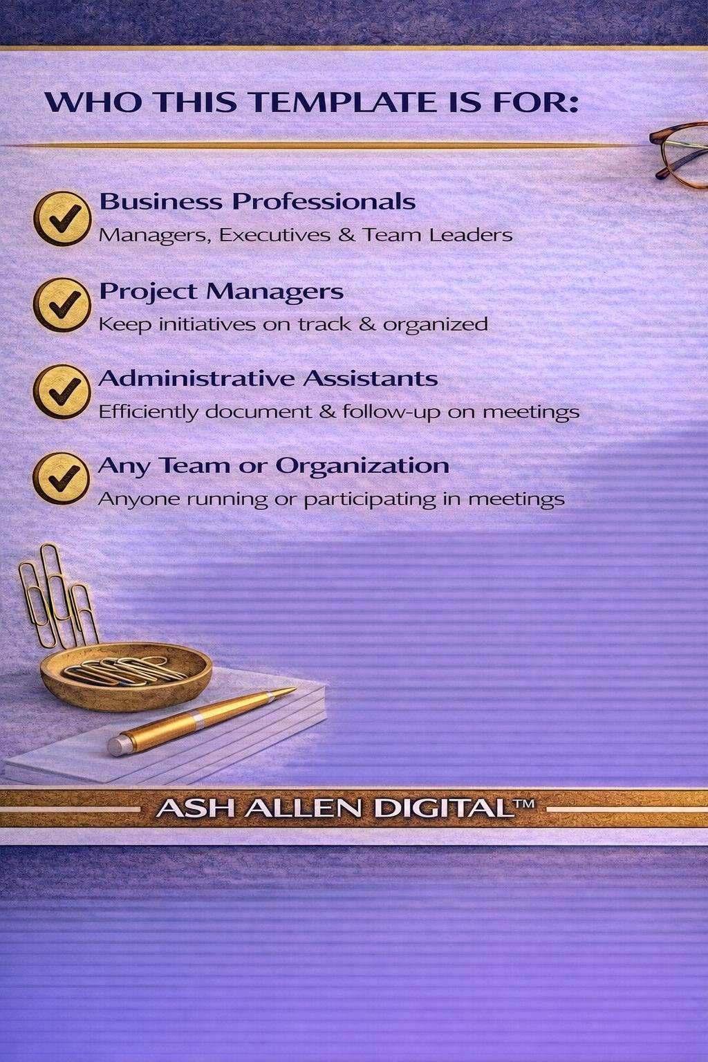 Meeting Minutes Template