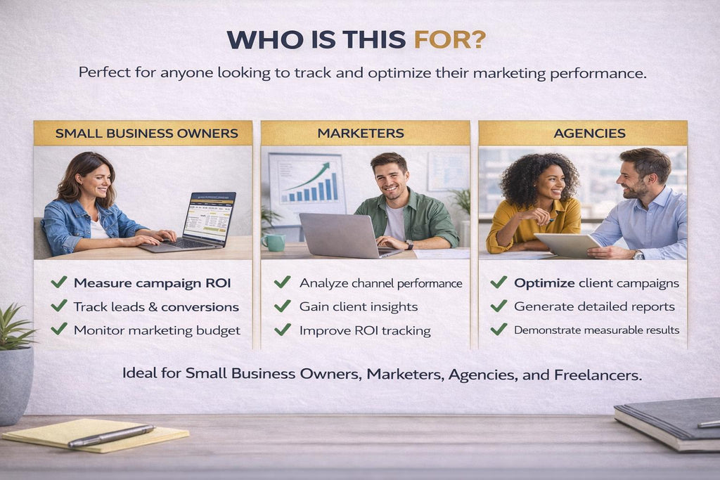 Marketing Dashboard Excel Template