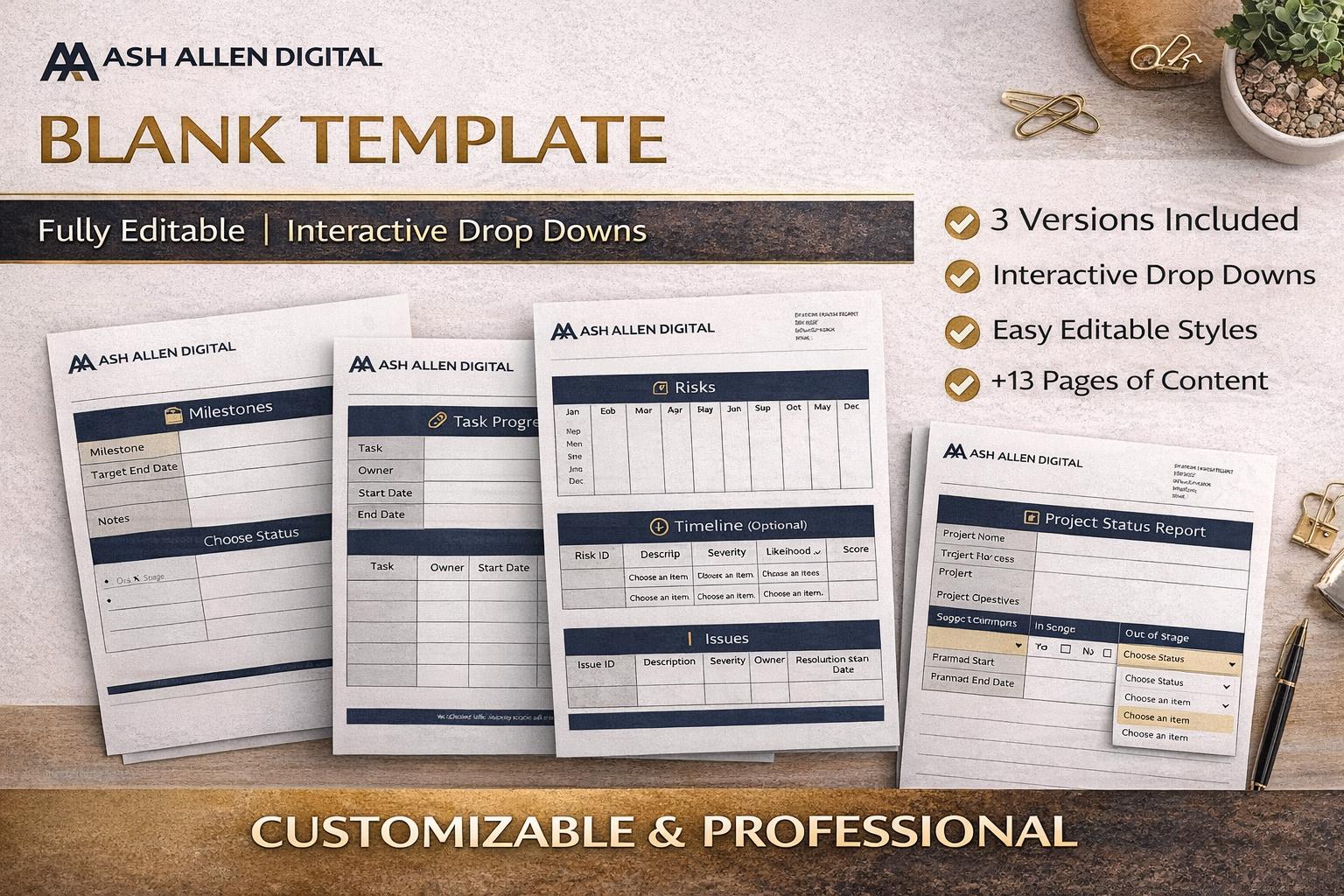 Project Status Report Template